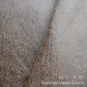 Bronzing Suede Polyester Leather Fabric for Slipcovers